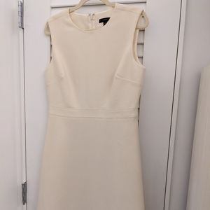 JCrew cream ivory wool dress